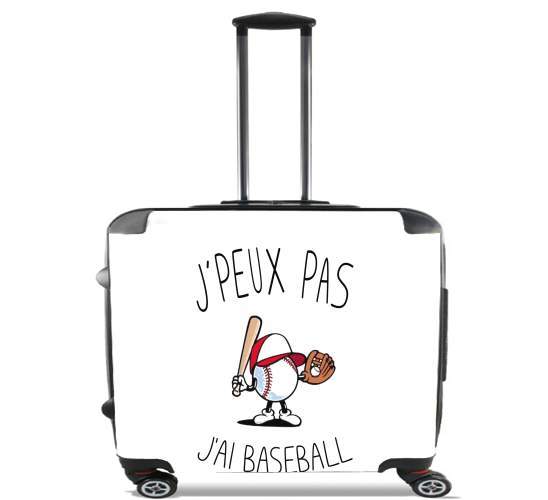  Je peux pas j'ai Baseball para Ruedas cabina bolsa de equipaje maleta trolley 17" laptop