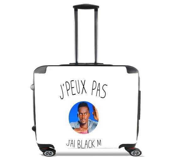  Je peux pas jai Black M para Ruedas cabina bolsa de equipaje maleta trolley 17" laptop