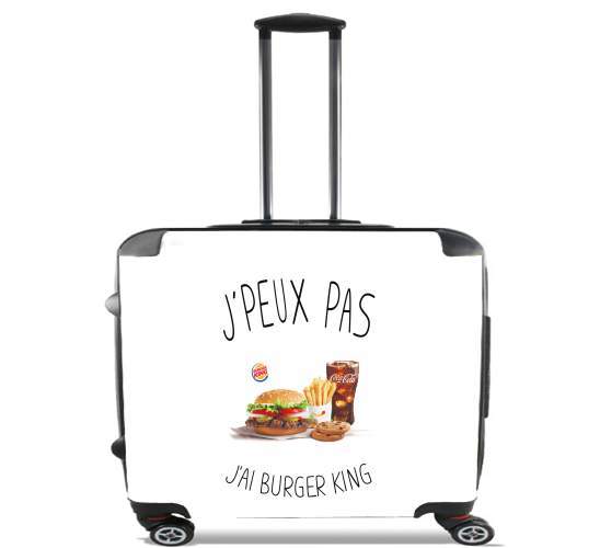  Je peux pas jai Burger King para Ruedas cabina bolsa de equipaje maleta trolley 17" laptop