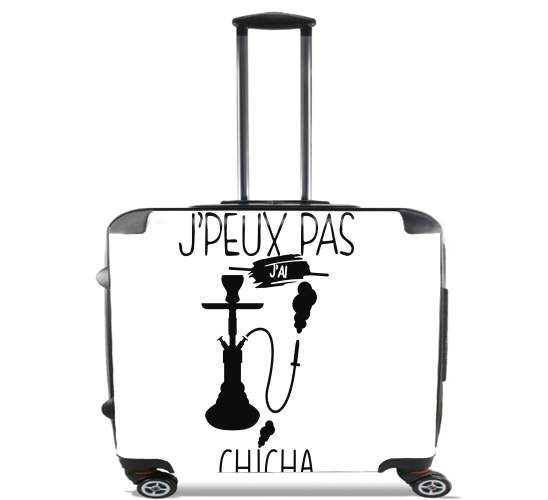  Je peux pas jai chicha para Ruedas cabina bolsa de equipaje maleta trolley 17" laptop