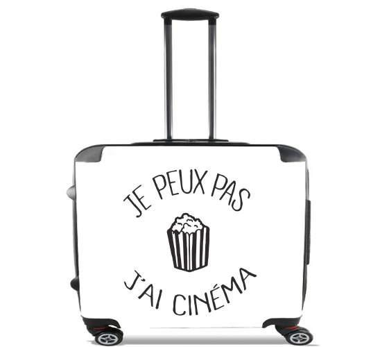  Je peux pas jai cinema para Ruedas cabina bolsa de equipaje maleta trolley 17" laptop