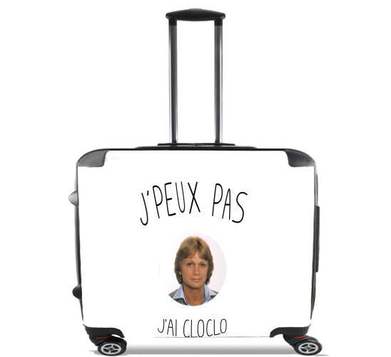  Je peux pas jai Cloclo Claude Francois para Ruedas cabina bolsa de equipaje maleta trolley 17" laptop