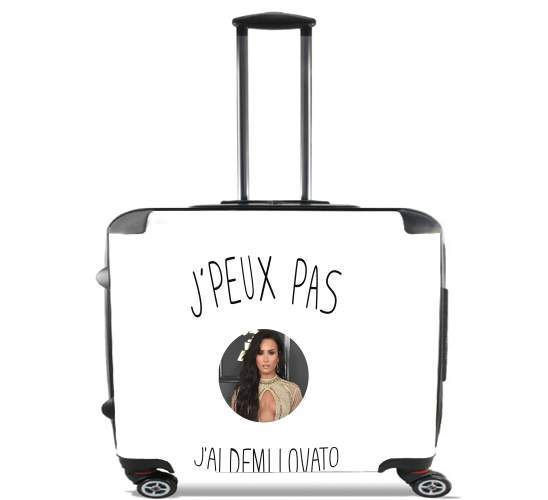  Je peux pas jai Demi Lovato para Ruedas cabina bolsa de equipaje maleta trolley 17" laptop