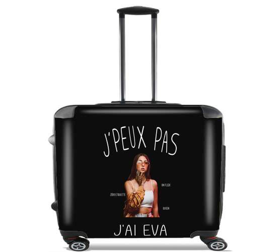  Je peux pas jai Eva Queen para Ruedas cabina bolsa de equipaje maleta trolley 17" laptop