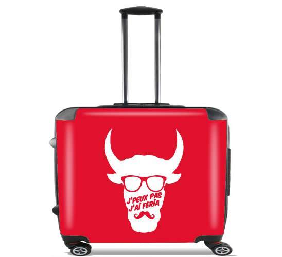  Je peux pas jai feria para Ruedas cabina bolsa de equipaje maleta trolley 17" laptop