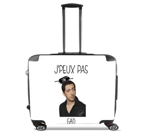  Je peux pas jai GAD E para Ruedas cabina bolsa de equipaje maleta trolley 17" laptop