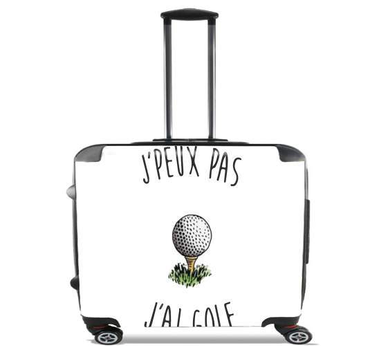  Je peux pas jai golf para Ruedas cabina bolsa de equipaje maleta trolley 17" laptop