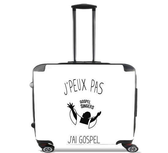  Je peux pas jai gospel para Ruedas cabina bolsa de equipaje maleta trolley 17" laptop