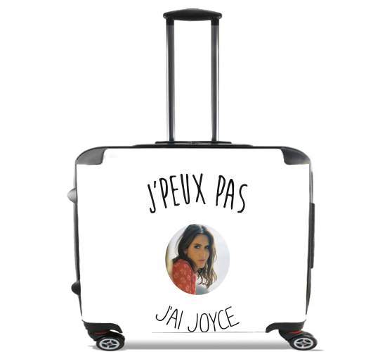  Je peux pas jai Joyce para Ruedas cabina bolsa de equipaje maleta trolley 17" laptop