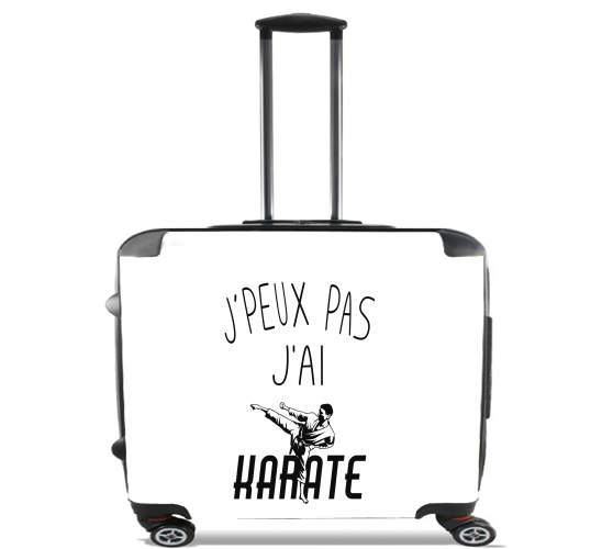  Je peux pas jai Karate para Ruedas cabina bolsa de equipaje maleta trolley 17" laptop