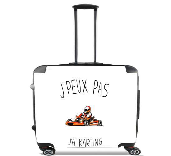  Je peux pas jai Karting para Ruedas cabina bolsa de equipaje maleta trolley 17" laptop