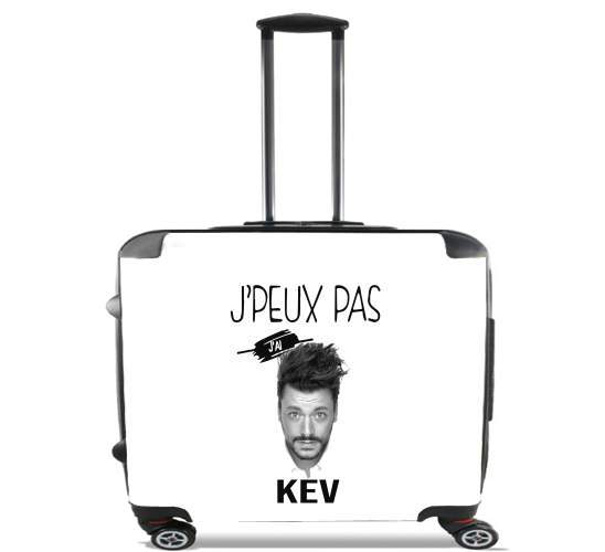  Je peux pas jai Kev Adams para Ruedas cabina bolsa de equipaje maleta trolley 17" laptop