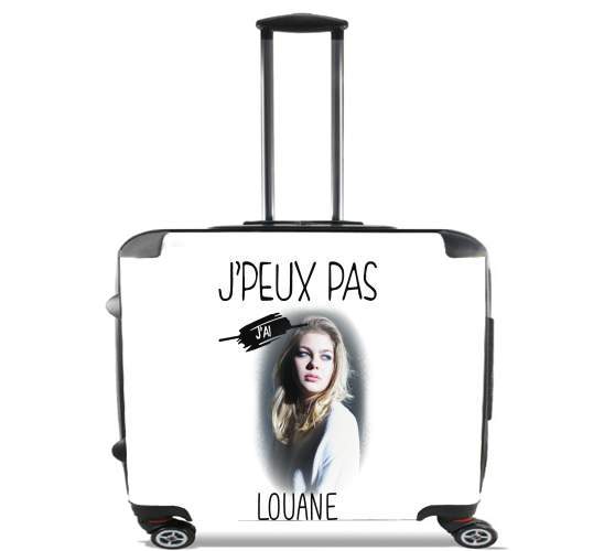  Je peux pas jai Louane para Ruedas cabina bolsa de equipaje maleta trolley 17" laptop