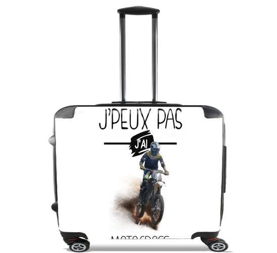  Je peux pas jai motocross para Ruedas cabina bolsa de equipaje maleta trolley 17" laptop