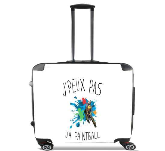  Je peux pas jai Paintball para Ruedas cabina bolsa de equipaje maleta trolley 17" laptop