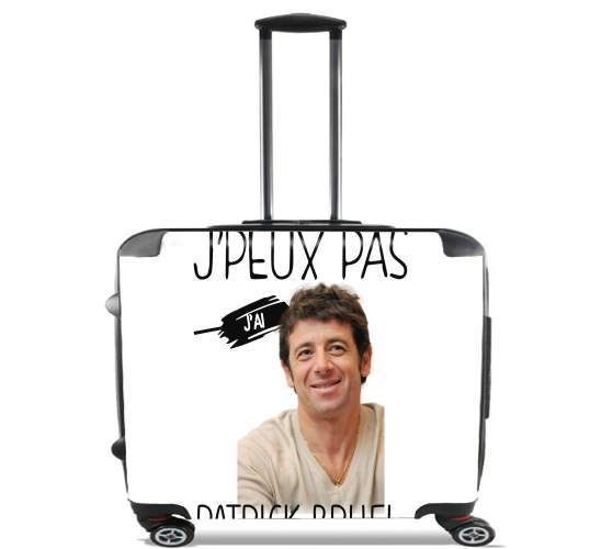  Je peux pas jai Patrick Bruel para Ruedas cabina bolsa de equipaje maleta trolley 17" laptop