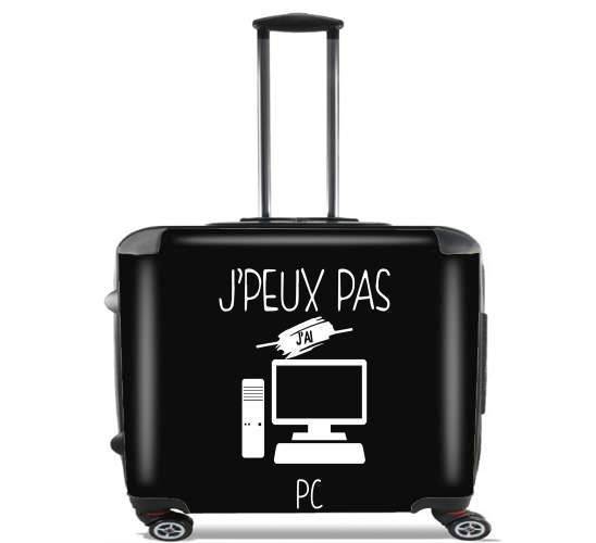  Je peux pas jai PC para Ruedas cabina bolsa de equipaje maleta trolley 17" laptop