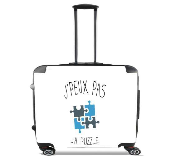  Je peux pas jai Puzzle para Ruedas cabina bolsa de equipaje maleta trolley 17" laptop