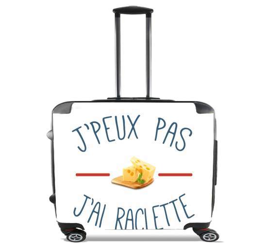  Je peux pas jai raclette para Ruedas cabina bolsa de equipaje maleta trolley 17" laptop