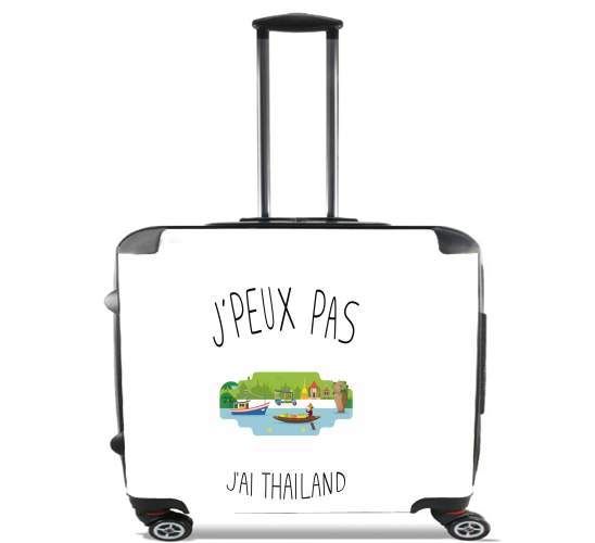  Je peux pas jai thailand para Ruedas cabina bolsa de equipaje maleta trolley 17" laptop