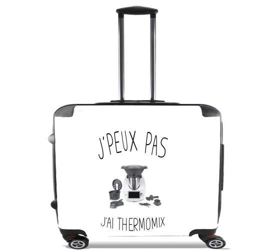 Je peux pas jai thermomix para Ruedas cabina bolsa de equipaje maleta trolley 17" laptop
