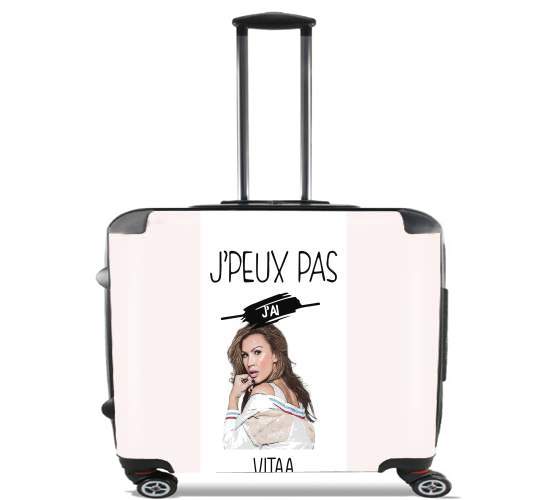 Je peux pas jai Vitaa para Ruedas cabina bolsa de equipaje maleta trolley 17" laptop