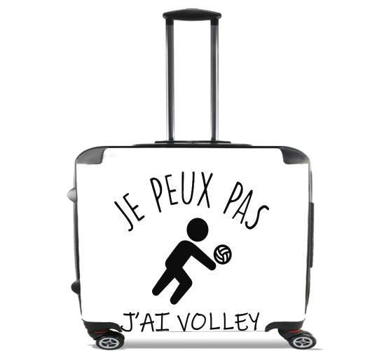  Je peux pas jai volleyball para Ruedas cabina bolsa de equipaje maleta trolley 17" laptop