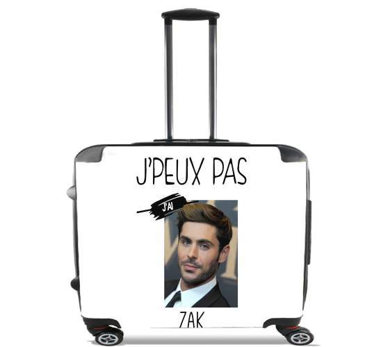  Je peux pas jai ZAK Efron para Ruedas cabina bolsa de equipaje maleta trolley 17" laptop