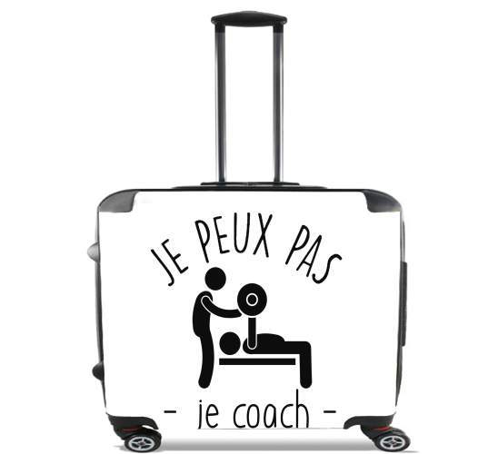  Je peux pas je coach para Ruedas cabina bolsa de equipaje maleta trolley 17" laptop