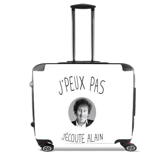  Je peux pas jecoute Alain Souchon para Ruedas cabina bolsa de equipaje maleta trolley 17" laptop