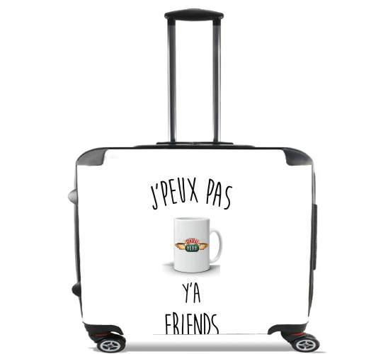 Je peux pas ya Friends para Ruedas cabina bolsa de equipaje maleta trolley 17" laptop