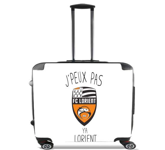  Je peux pas ya Lorient para Ruedas cabina bolsa de equipaje maleta trolley 17" laptop
