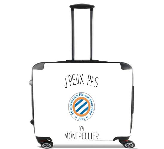  Je peux pas ya Montpellier para Ruedas cabina bolsa de equipaje maleta trolley 17" laptop