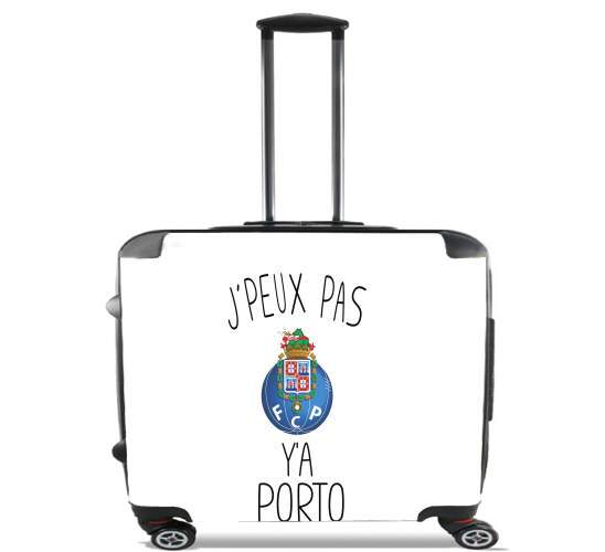  Je peux pas ya Porto para Ruedas cabina bolsa de equipaje maleta trolley 17" laptop