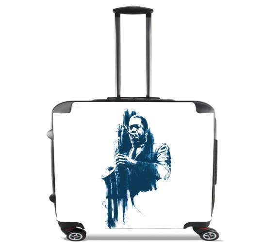  John Coltrane Jazz Art Tribute para Ruedas cabina bolsa de equipaje maleta trolley 17" laptop