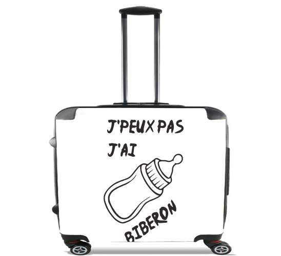  Jpeux pas jai biberon para Ruedas cabina bolsa de equipaje maleta trolley 17" laptop