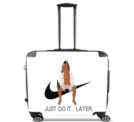  JUST DO IT LATER Bojack Horseman para Ruedas cabina bolsa de equipaje maleta trolley 17" laptop