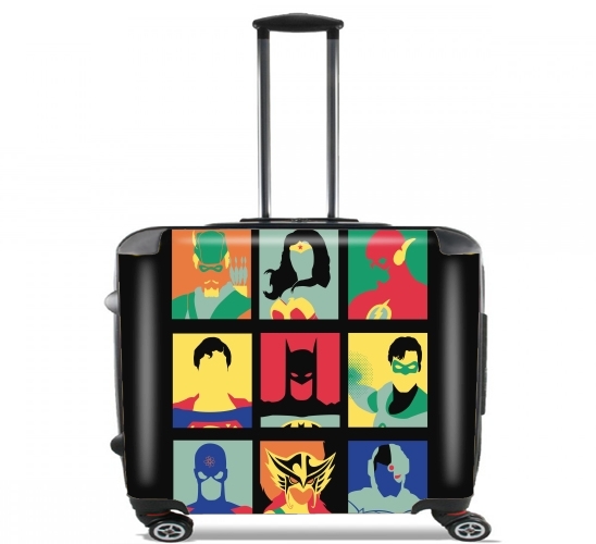  Justice pop para Ruedas cabina bolsa de equipaje maleta trolley 17" laptop