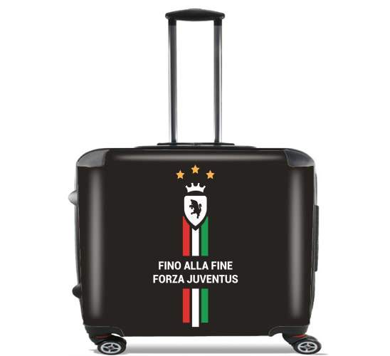  JUVENTUS TURIN Home Primera 2018 para Ruedas cabina bolsa de equipaje maleta trolley 17" laptop