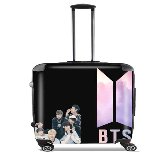  K-pop BTS Bangtan Boys para Ruedas cabina bolsa de equipaje maleta trolley 17" laptop