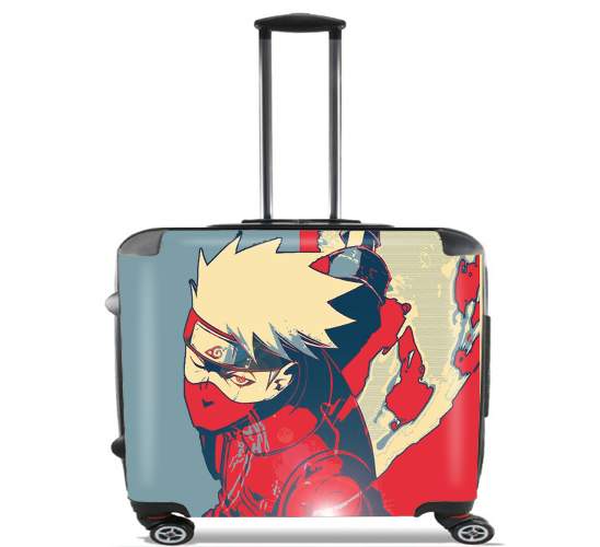  Kakashi Propaganda para Ruedas cabina bolsa de equipaje maleta trolley 17" laptop