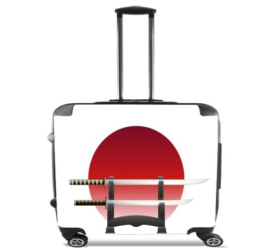  Katana Japan Traditionnal para Ruedas cabina bolsa de equipaje maleta trolley 17" laptop
