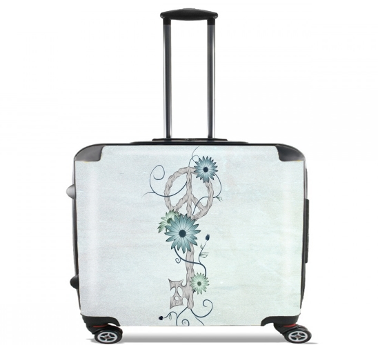  Key To Peace para Ruedas cabina bolsa de equipaje maleta trolley 17" laptop