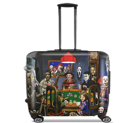  Killing Time with card game horror para Ruedas cabina bolsa de equipaje maleta trolley 17" laptop