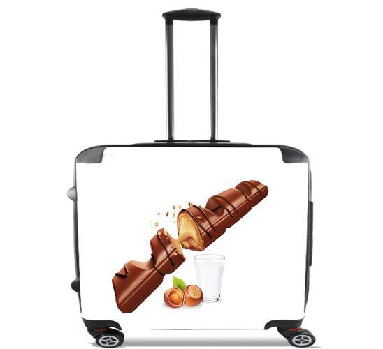  Kinder Bueno para Ruedas cabina bolsa de equipaje maleta trolley 17" laptop