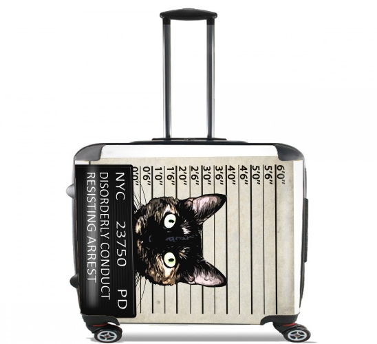  Kitty Mugshot para Ruedas cabina bolsa de equipaje maleta trolley 17" laptop