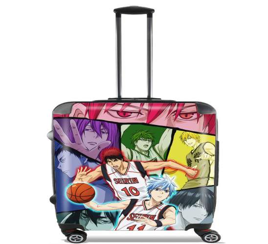  Kuroko no basket Generation of miracles para Ruedas cabina bolsa de equipaje maleta trolley 17" laptop