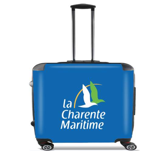  La charente maritime para Ruedas cabina bolsa de equipaje maleta trolley 17" laptop