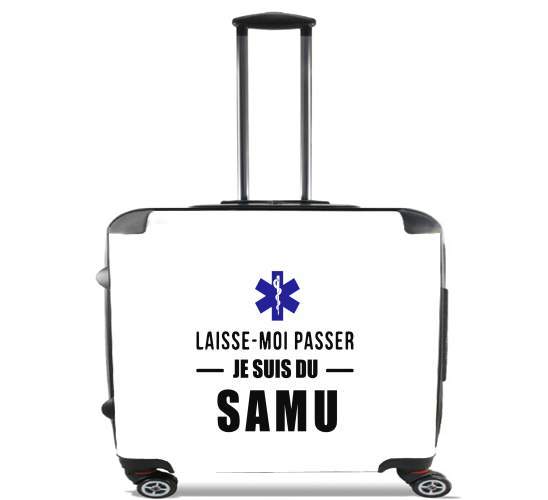  Laisse moi passer je suis du SAMU para Ruedas cabina bolsa de equipaje maleta trolley 17" laptop