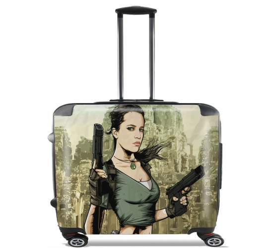  Lara Vikander para Ruedas cabina bolsa de equipaje maleta trolley 17" laptop